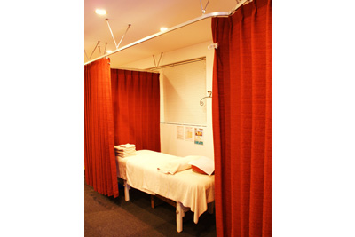 桜木町のマッサージ治療院CHIKARAのプライベート空間